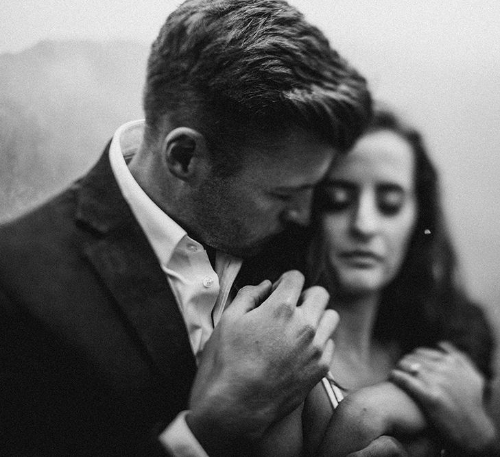 Atmospheric, Moody Pre Wedding Engagement Shoot at Cwm Idwal in Snowdonia by Carla Blain Photography