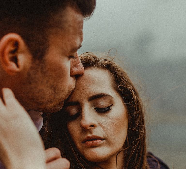 Atmospheric, Moody Pre Wedding Engagement Shoot at Cwm Idwal in Snowdonia by Carla Blain Photography