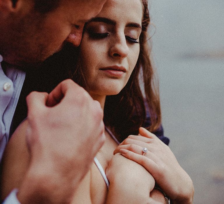 Atmospheric, Moody Pre Wedding Engagement Shoot at Cwm Idwal in Snowdonia by Carla Blain Photography