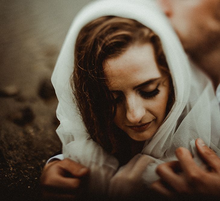 Atmospheric, Moody Pre Wedding Engagement Shoot at Cwm Idwal in Snowdonia by Carla Blain Photography