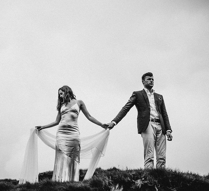 Atmospheric, Moody Pre Wedding Engagement Shoot at Cwm Idwal in Snowdonia by Carla Blain Photography