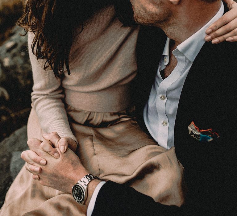 Atmospheric, Moody Pre Wedding Engagement Shoot at Cwm Idwal in Snowdonia by Carla Blain Photography