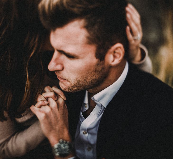 Atmospheric, Moody Pre Wedding Engagement Shoot at Cwm Idwal in Snowdonia by Carla Blain Photography