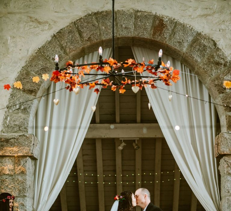 Autumn Wedding At Coos' Cathedral Aboyne Aberdeen With Bride In Bespoke Wedding Dress & Groom In Kilt With Images & Film By Tub Of Jelly