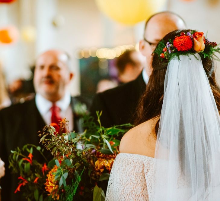 Autumn Wedding At Coos' Cathedral Aboyne Aberdeen With Bride In Bespoke Wedding Dress & Groom In Kilt With Images & Film By Tub Of Jelly