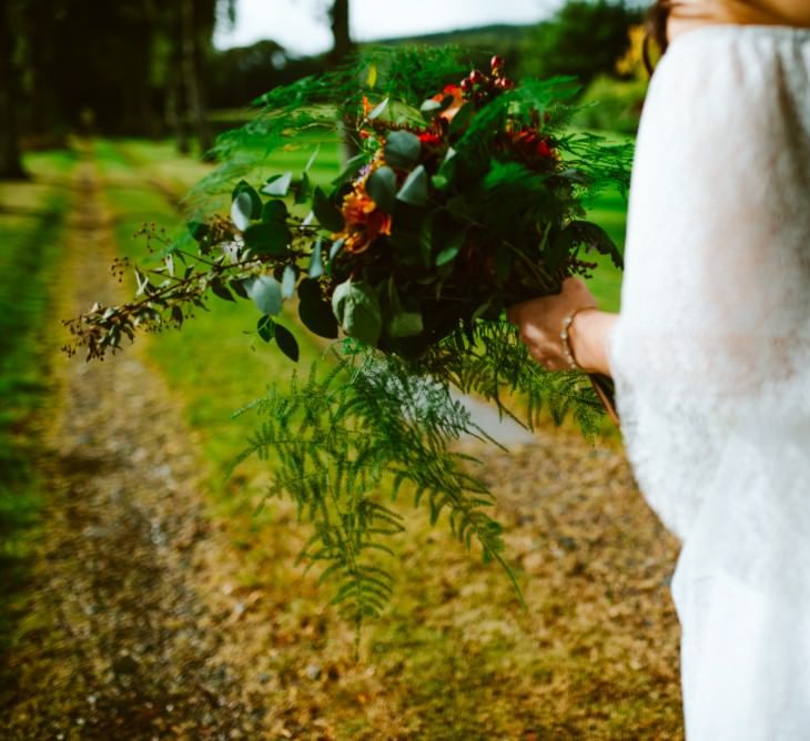 Autumn Wedding At Coos' Cathedral Aboyne Aberdeen With Bride In Bespoke Wedding Dress & Groom In Kilt With Images & Film By Tub Of Jelly