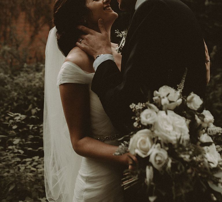 Elegant Black Tie Wedding At Dorfold Hall With Bride In Fishtail Gown Bridesmaids In Ghost And Images From Carla Blain Photography