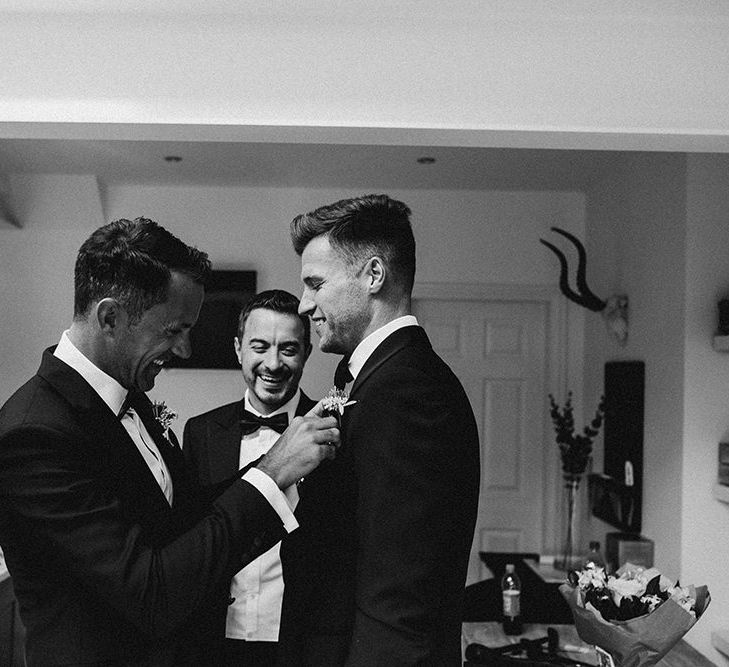 Black Tie Groom & Groomsmen // Image By Carla Blain Photography