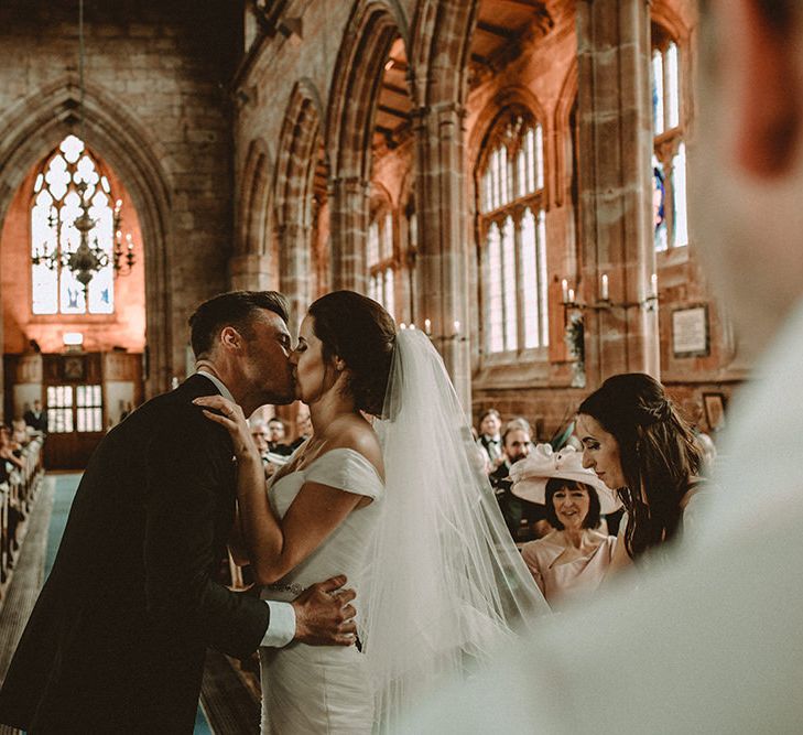 Elegant Black Tie Wedding At Dorfold Hall With Bride In Fishtail Gown Bridesmaids In Ghost And Images From Carla Blain Photography