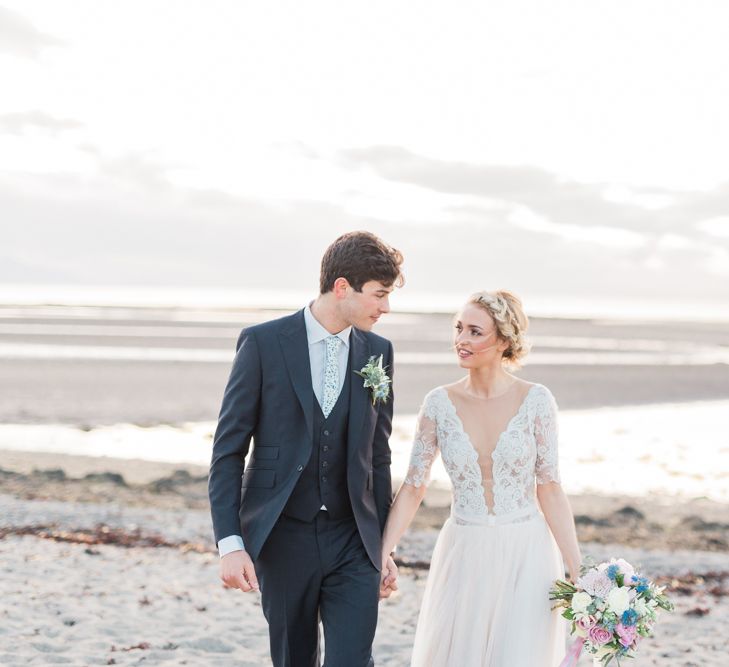 Bride & Groom Portrait Shoot on Beach