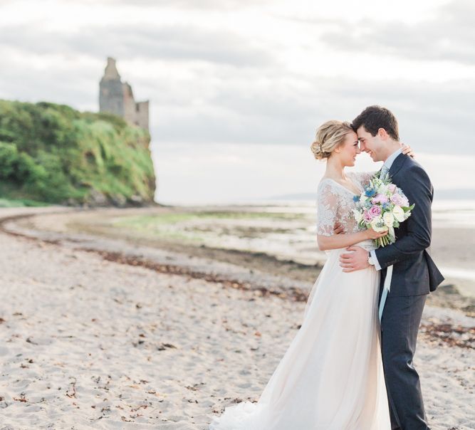 Bride & Groom Portrait Shoot on Beach