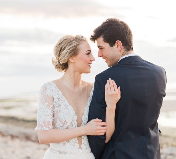 Bride & Groom Portrait Shoot on Beach