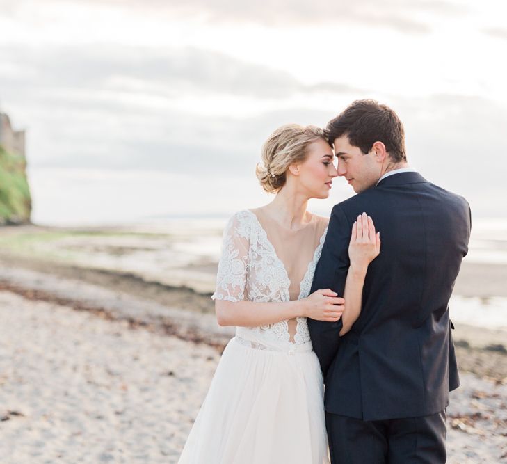 Bride & Groom Portrait Shoot on Beach