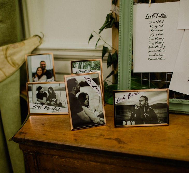 Table Plan | Woodland Themed Wedding at Achnagairn Estate near Inverness, Scotland | Zoe Alexander Photography