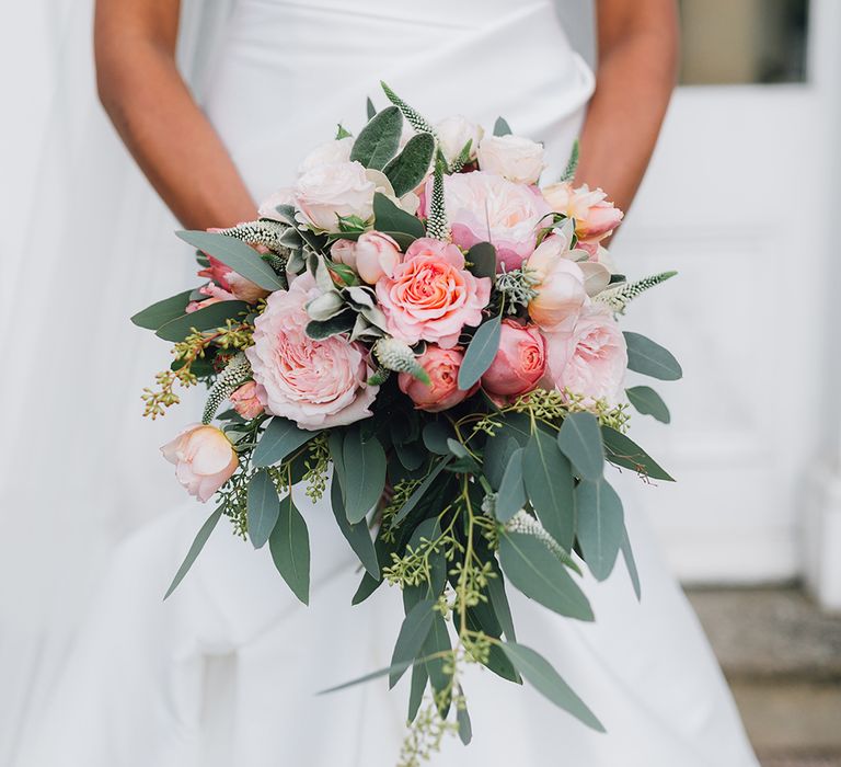 Pink Wedding Bouquet Flowers by Eve