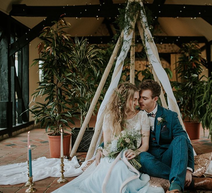 Bohemian Wedding Inspiration | Images by Lola Rose Photography | Styling by The White Emporium | Stationery by Sugar & Spice Designs | Venue South Farm