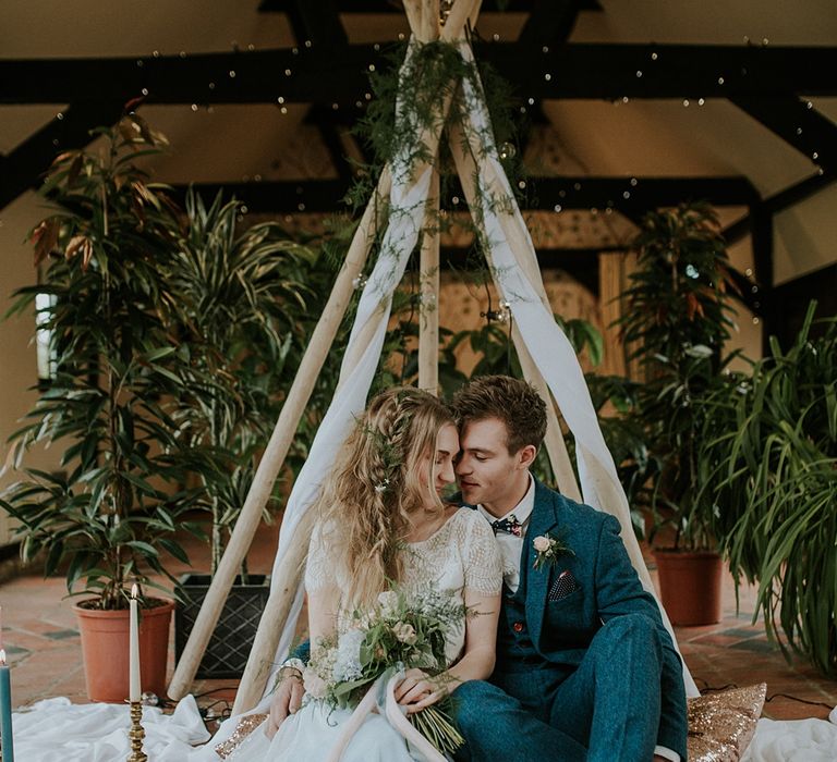 Bohemian Wedding Inspiration | Images by Lola Rose Photography | Styling by The White Emporium | Stationery by Sugar & Spice Designs | Venue South Farm