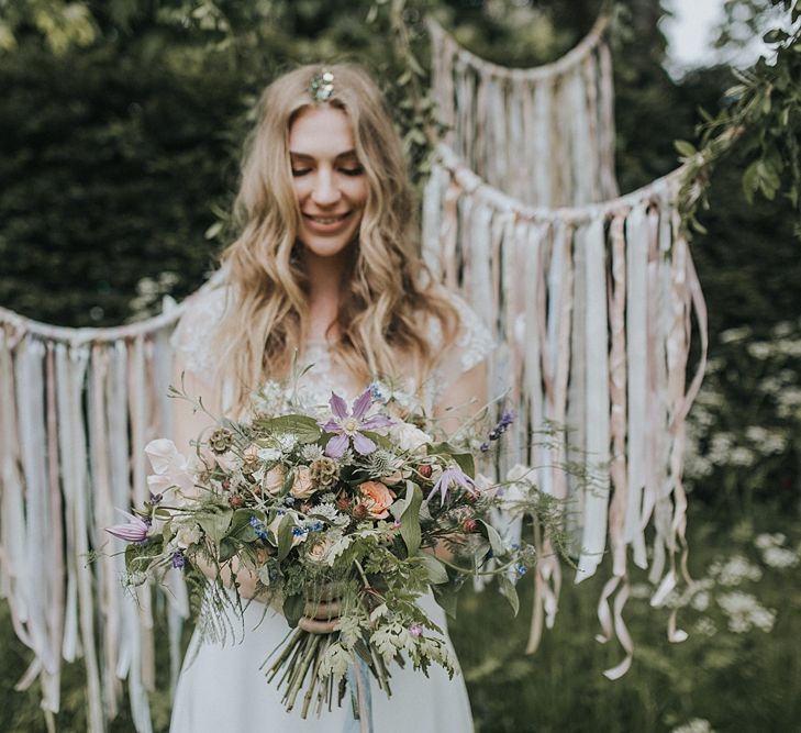 Bohemian Wedding Inspiration | Images by Lola Rose Photography | Styling by The White Emporium | Stationery by Sugar & Spice Designs | Venue South Farm