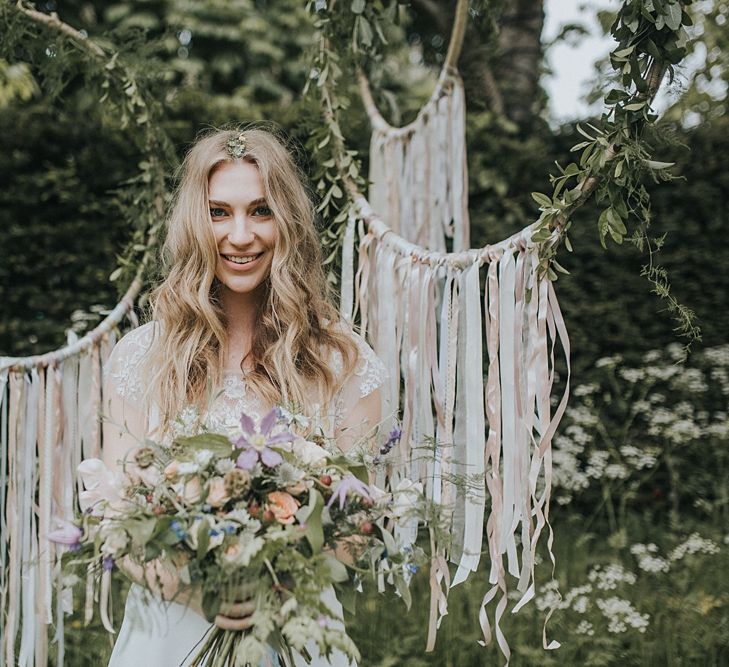 Bohemian Wedding Inspiration | Images by Lola Rose Photography | Styling by The White Emporium | Stationery by Sugar & Spice Designs | Venue South Farm