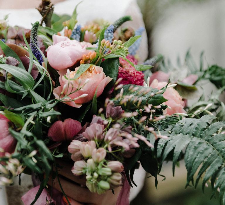 Bridal Separates By KMR Bespoke Bridal | Bright Wedding Bouquet | Sheffield Botanical Gardens | Sarah Folega Fine Art Photography