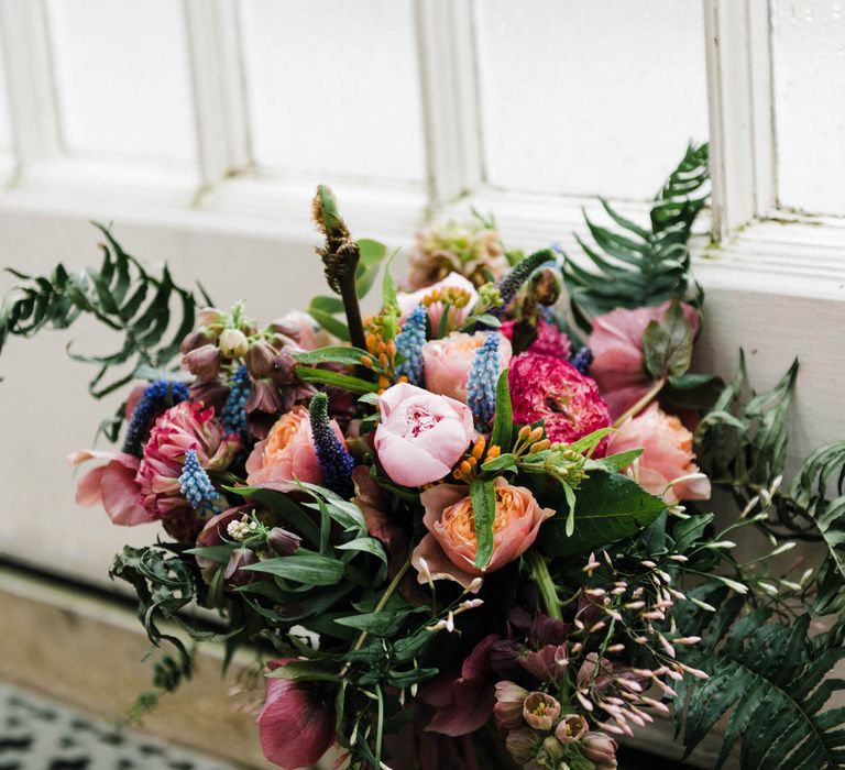 Bridal Separates By KMR Bespoke Bridal | Bright Wedding Bouquet | Sheffield Botanical Gardens | Sarah Folega Fine Art Photography