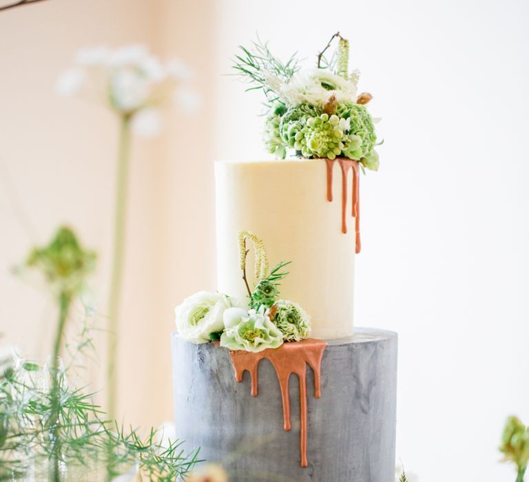 Drip Icing Wedding Cake