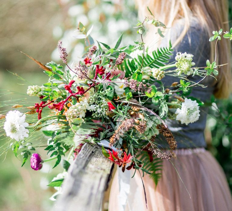 Oversized Colourful Wedding Bouquet By Hannah Berry Flowers