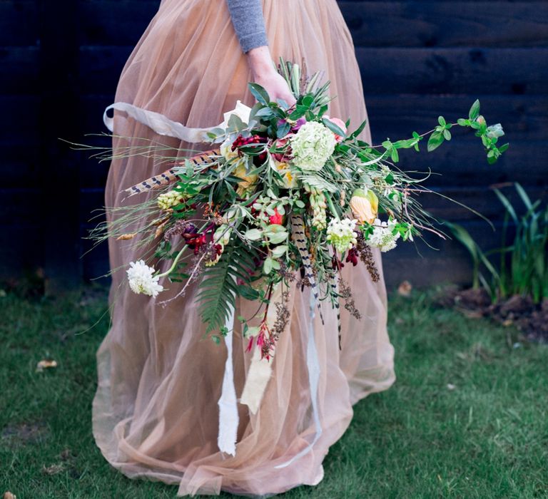 Oversized Colourful Wedding Bouquet By Hannah Berry Flowers