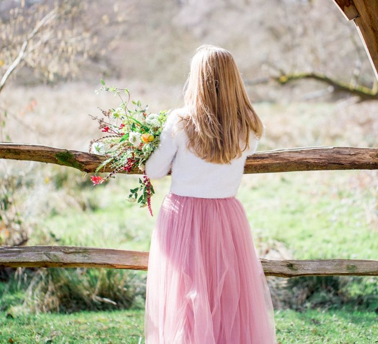 Pink Tulle Skirt By Little Mistress