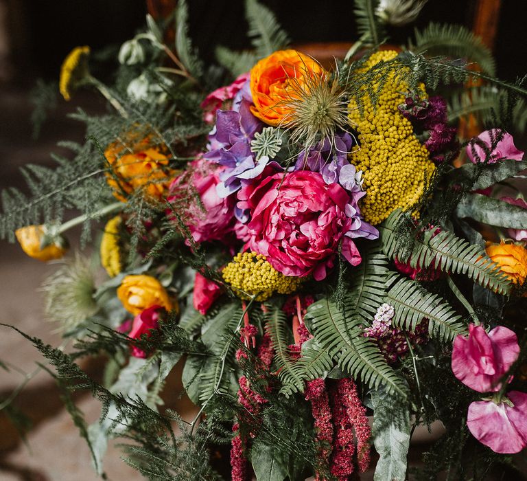 Bright & Botanical Wedding Inspiration Shoot Planned & Styled by Oakleaf Weddings & Events Glory Days Bridal Dresses Images From Caitlin + Jones Photography