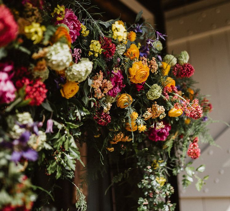 Bright & Botanical Wedding Inspiration Shoot Planned & Styled by Oakleaf Weddings & Events Glory Days Bridal Dresses Images From Caitlin + Jones Photography