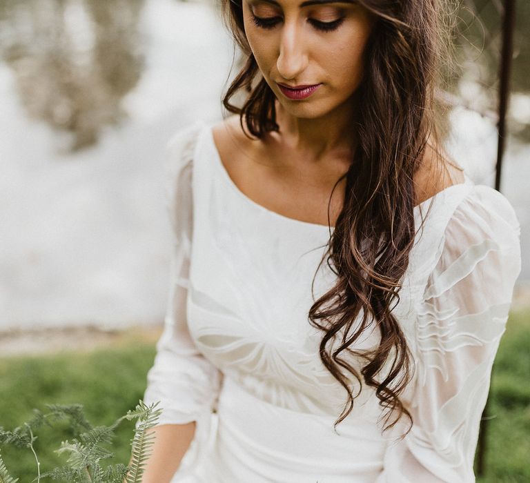 Bright & Botanical Wedding Inspiration Shoot Planned & Styled by Oakleaf Weddings & Events Glory Days Bridal Dresses Images From Caitlin + Jones Photography