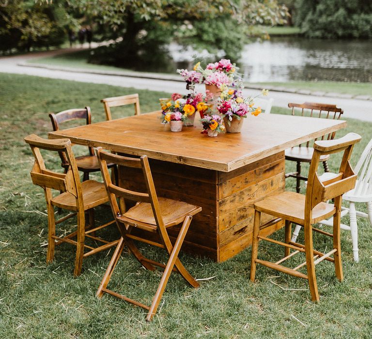 Bright & Botanical Wedding Inspiration Shoot Planned & Styled by Oakleaf Weddings & Events Glory Days Bridal Dresses Images From Caitlin + Jones Photography