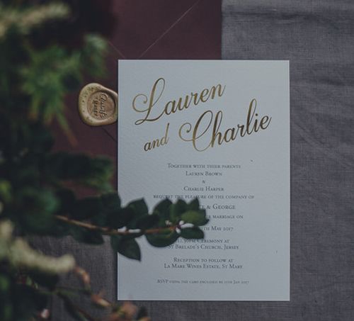 Wedding Stationery by Quints Of Jersey