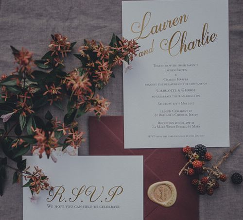 Wedding Stationery by Quints Of Jersey