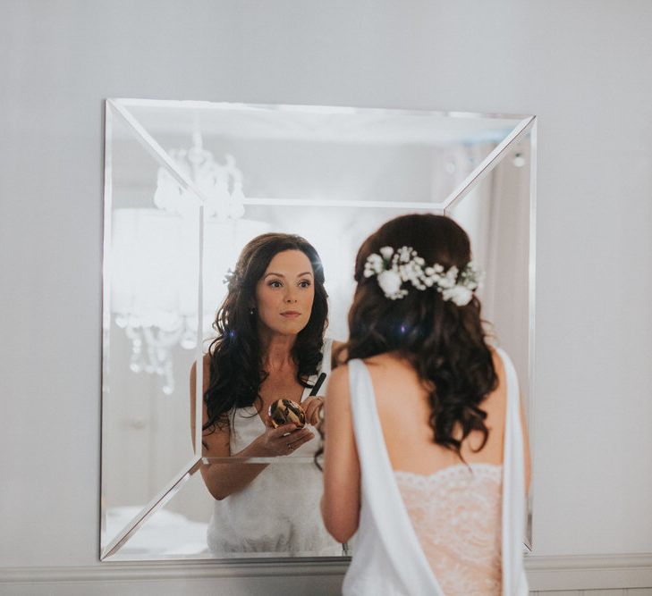 Bride In Charlie Brear Wedding Dress