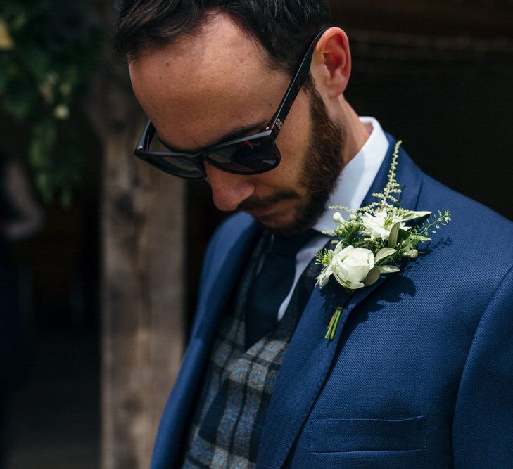 Groom & Groomsmen In Royal Blue Suits