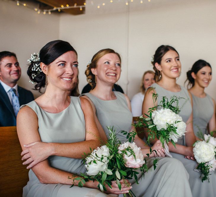 Bridesmaids In Sage Green