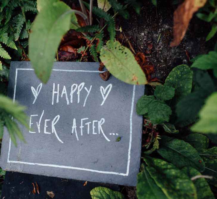 Chalkboard Wedding Sign