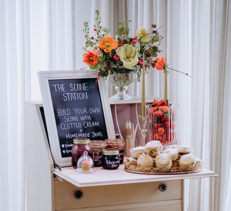 Scone Station // Hen Party Afternoon Tea And Flower Crown Workshop