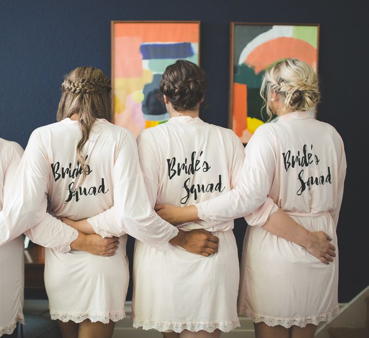 Bridesmaid Getting Ready Robes | Kirsty Mackenzie Photography | Insta Wedding Films