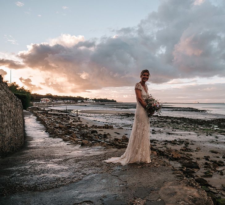 Bride in Jane Bourvis