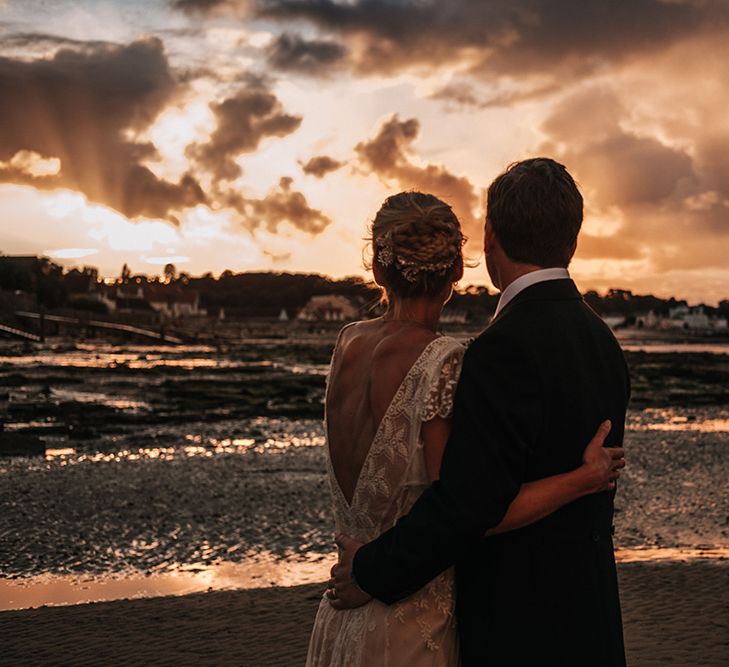 Bride & Groom Sunset Portraits