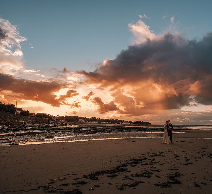 Bride & Groom Sunset Portraits