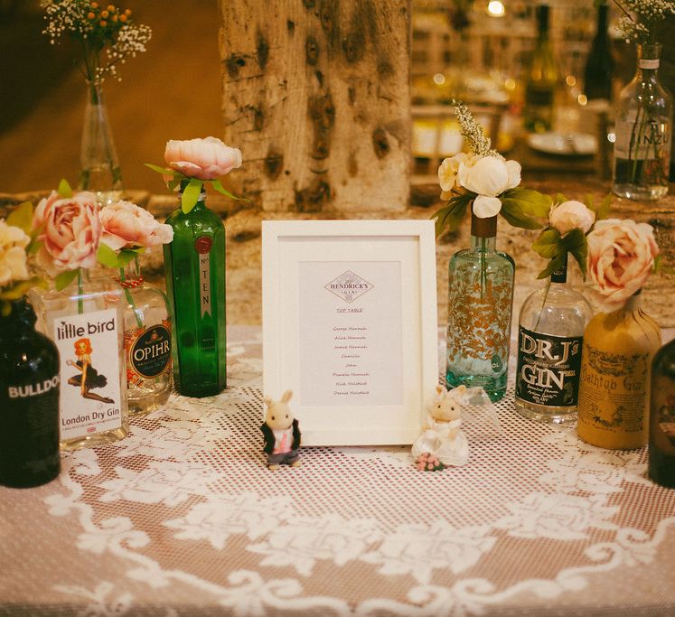 Gin Inspired Wedding Decor