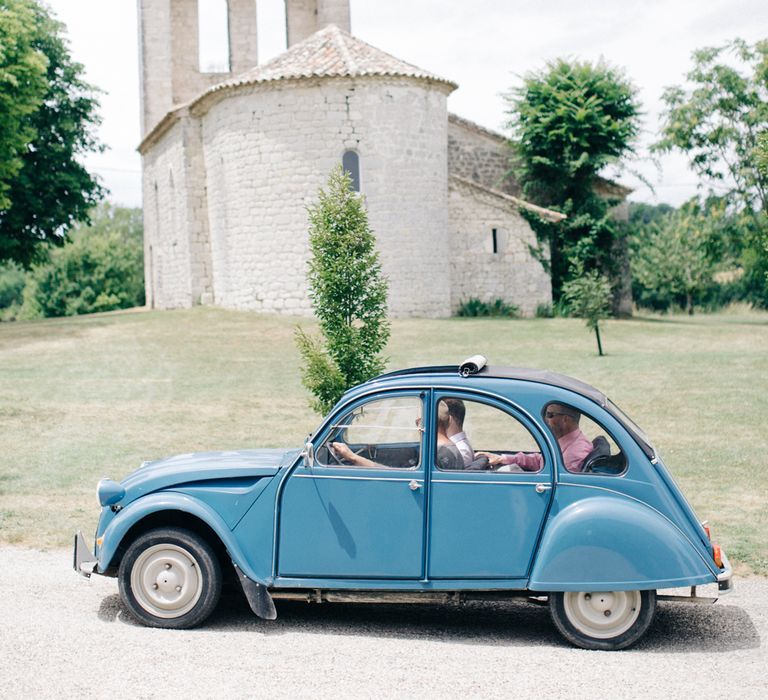 Vintage French Citroen Wedding Car