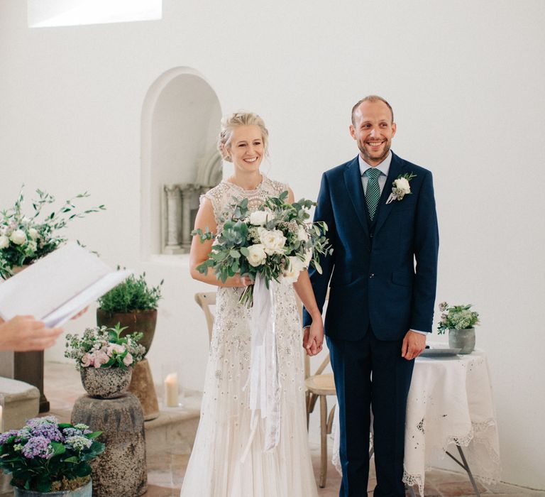 Elegant French Chateau Wedding Planned By Marry Me In France With Bride In Needle & Thread And Images From M&J Photography