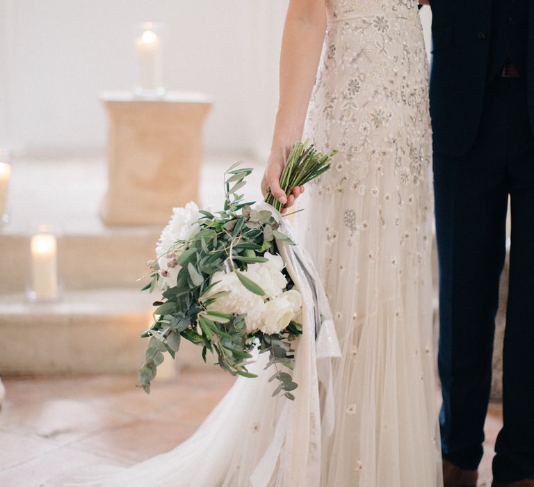 Elegant French Chateau Wedding Planned By Marry Me In France With Bride In Needle & Thread And Images From M&J Photography