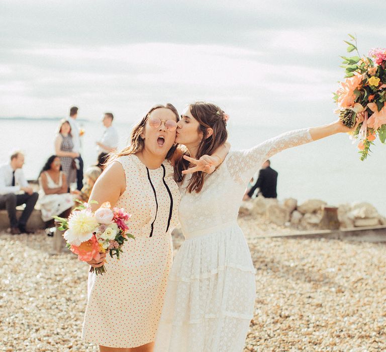 Bright Coastal Wedding at East Quay Venue in Whitstable | Deborah Grace Photography