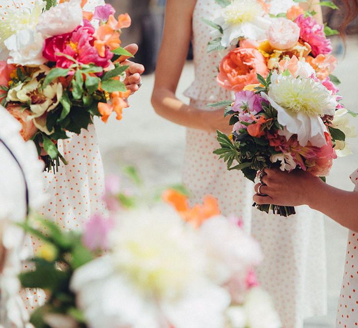 Bouquets by Palais Flowers | Coastal Wedding at East Quay Venue in Whitstable | Deborah Grace Photography